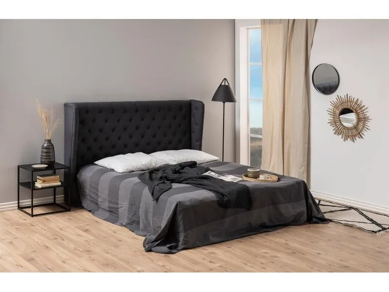 AC Design Beistelltisch Newton 45 x 40 x 50,5 cm, Schwarz