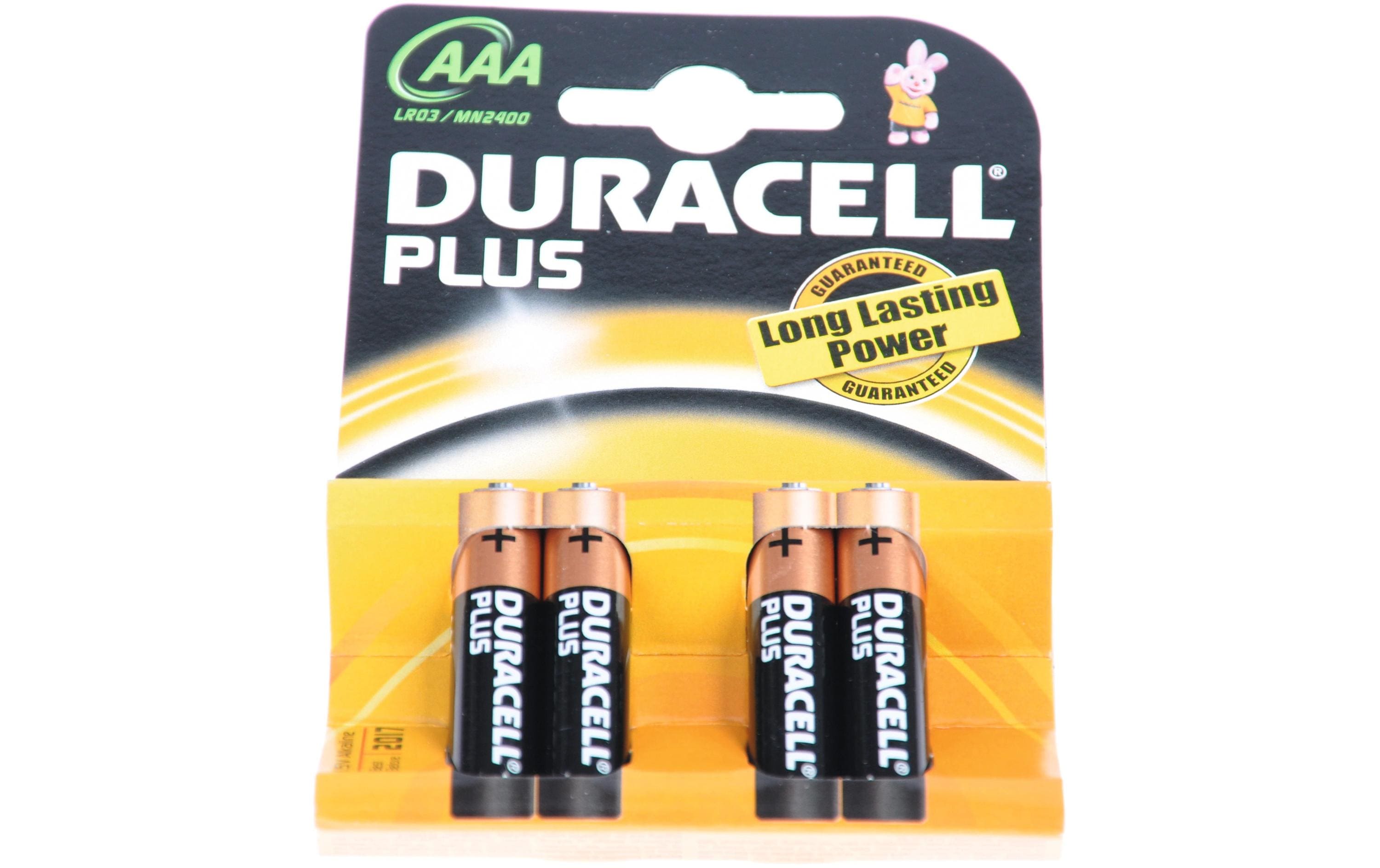 Duracell Batterie Plus Power AAA/LR03 K4 4 Stück Duracell Batterie Plus Power AAA/LR03 K4 4 Stück