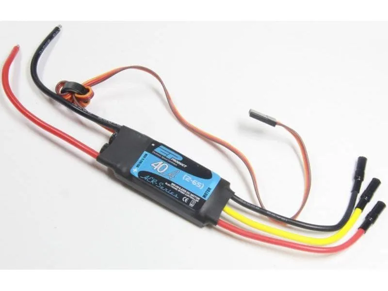 EP Brushless Regler Aer40-Aer-Series 40A, 2-6S, S-BEC EP Brushless Regler Aer40-Aer-Series 40A, 2-6S, S-BEC