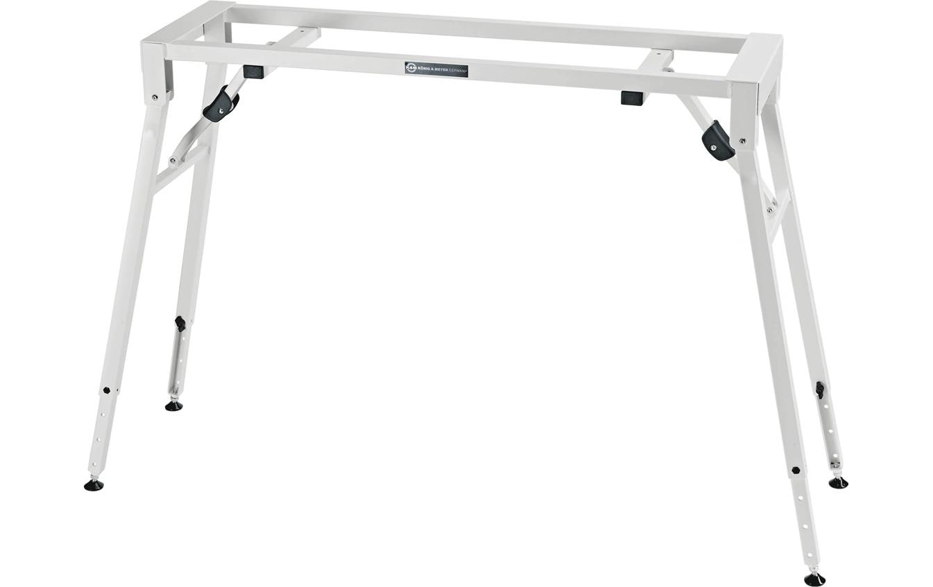 K&M Keyboardständer 18953 höhenverstellbar, Weiss