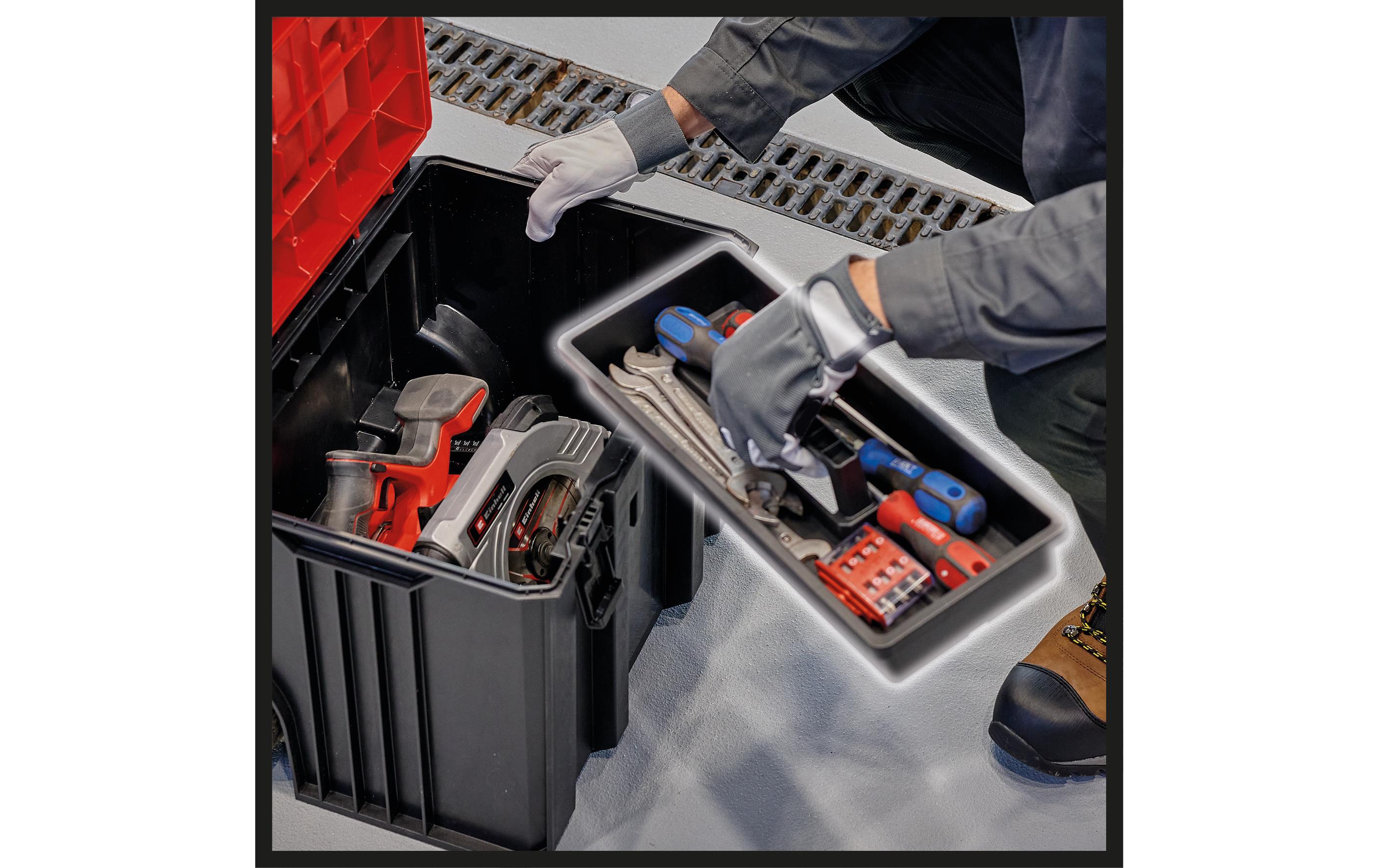 Einhell Systemkoffer E-Case L mit Räder
