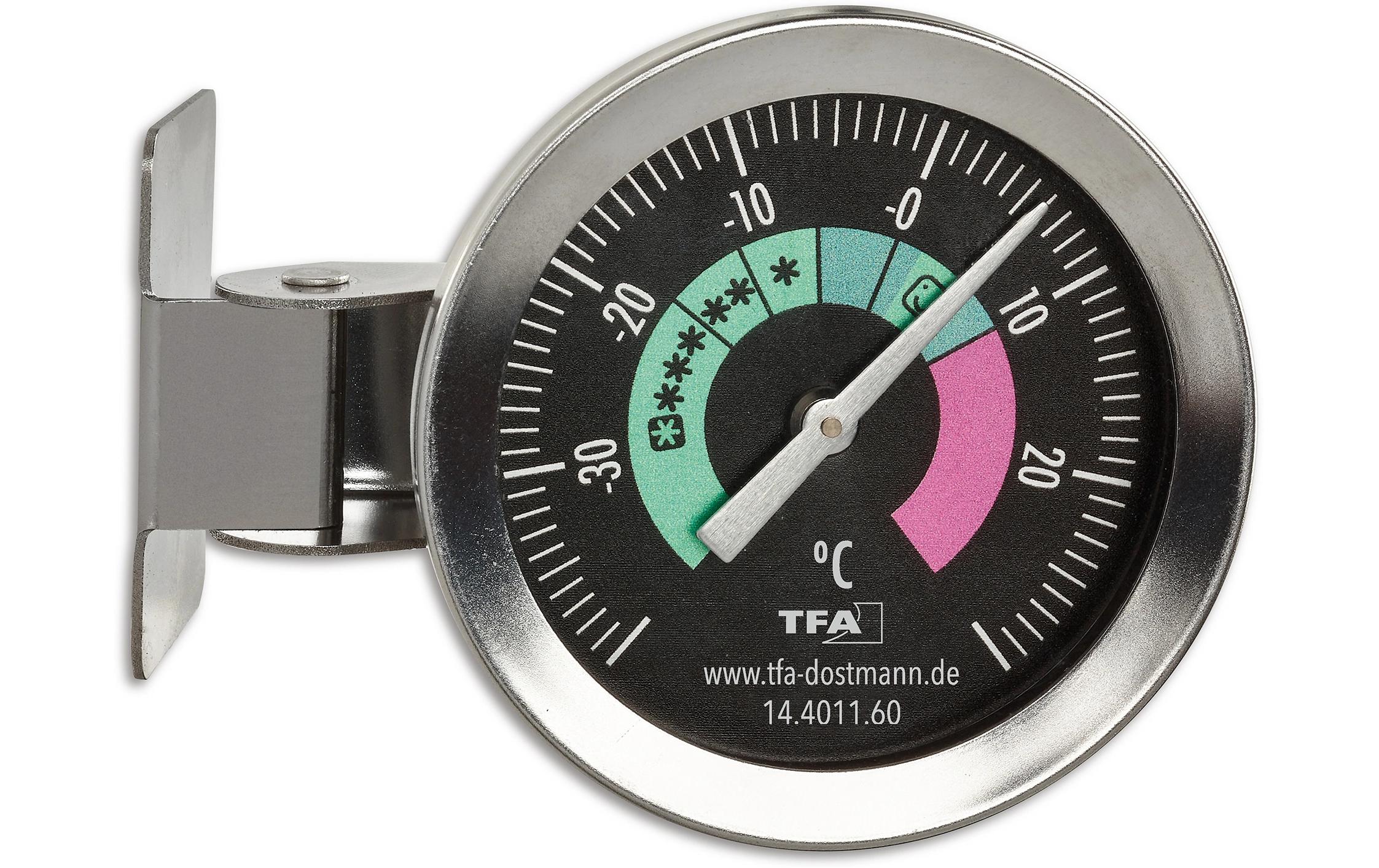TFA Dostmann Kühl- / Gefrierthermometer Silber