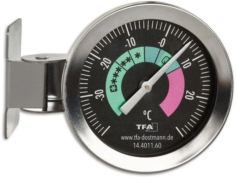 TFA Dostmann Kühl- / Gefrierthermometer Silber