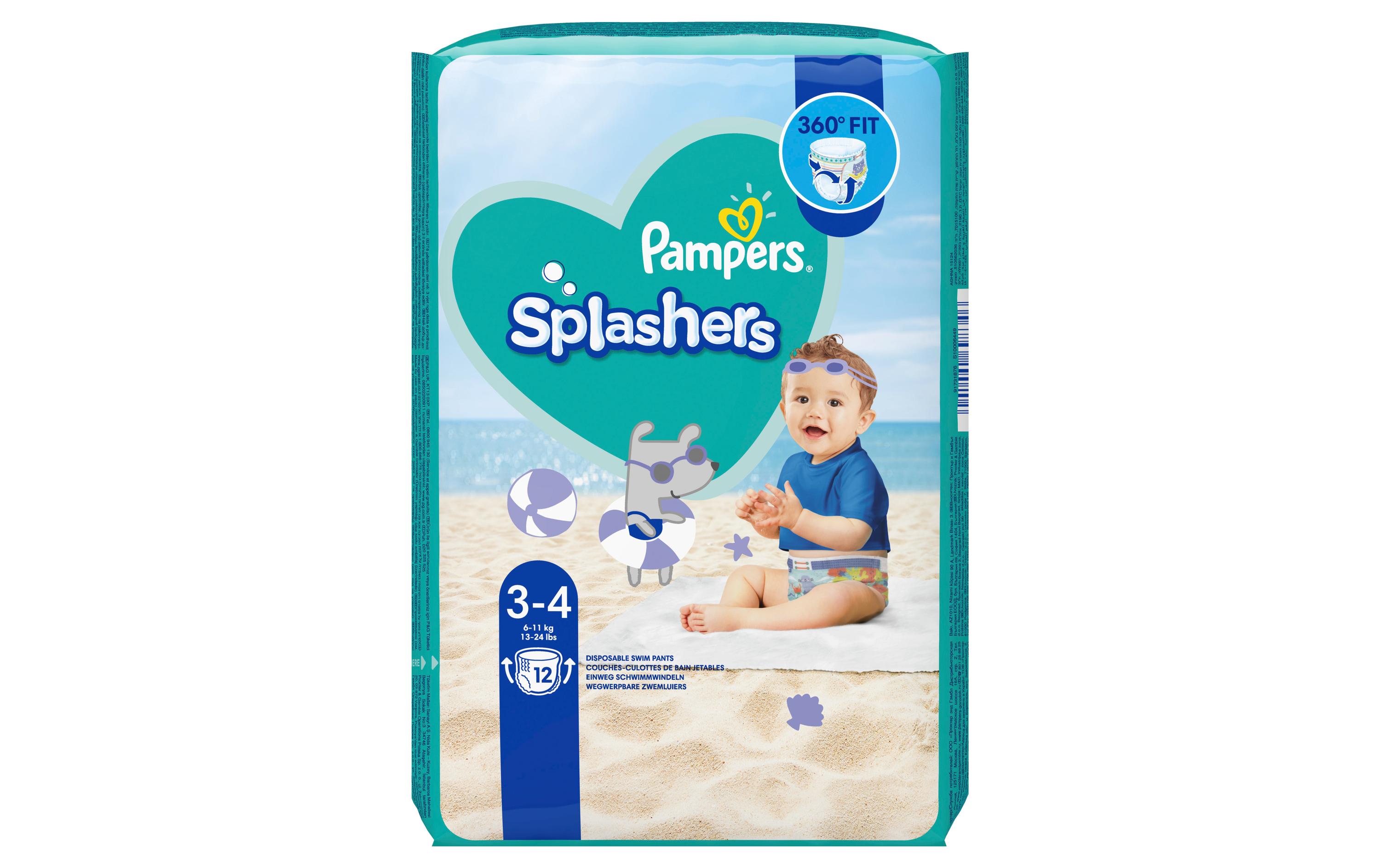Pampers Windeln Splashers Tragepack Grösse 3-4 Pampers Windeln Splashers Tragepack Grösse 3-4