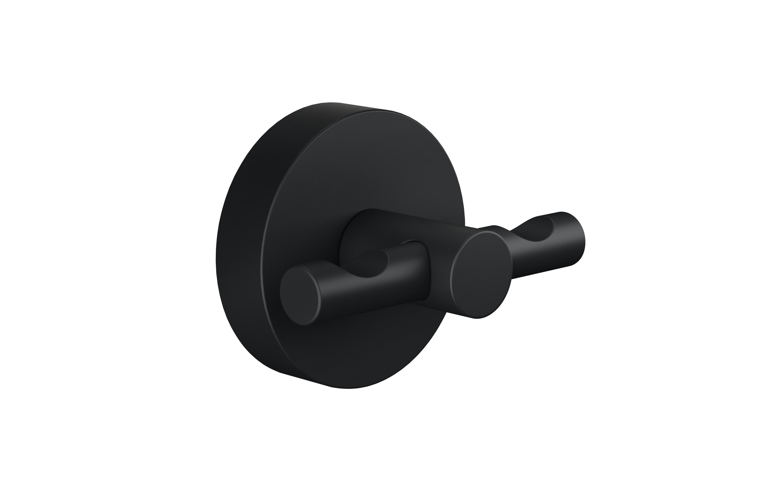 tesa Bademantelhaken Moon Black, Schwarz tesa Bademantelhaken Moon Black, Schwarz