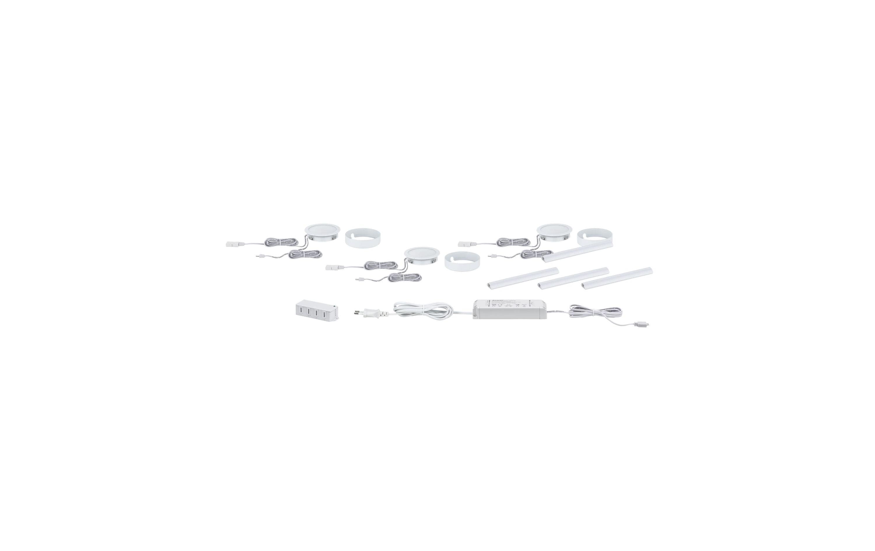 Paulmann Möbelleuchte Clever Connect DISC Starter Set, Weiss