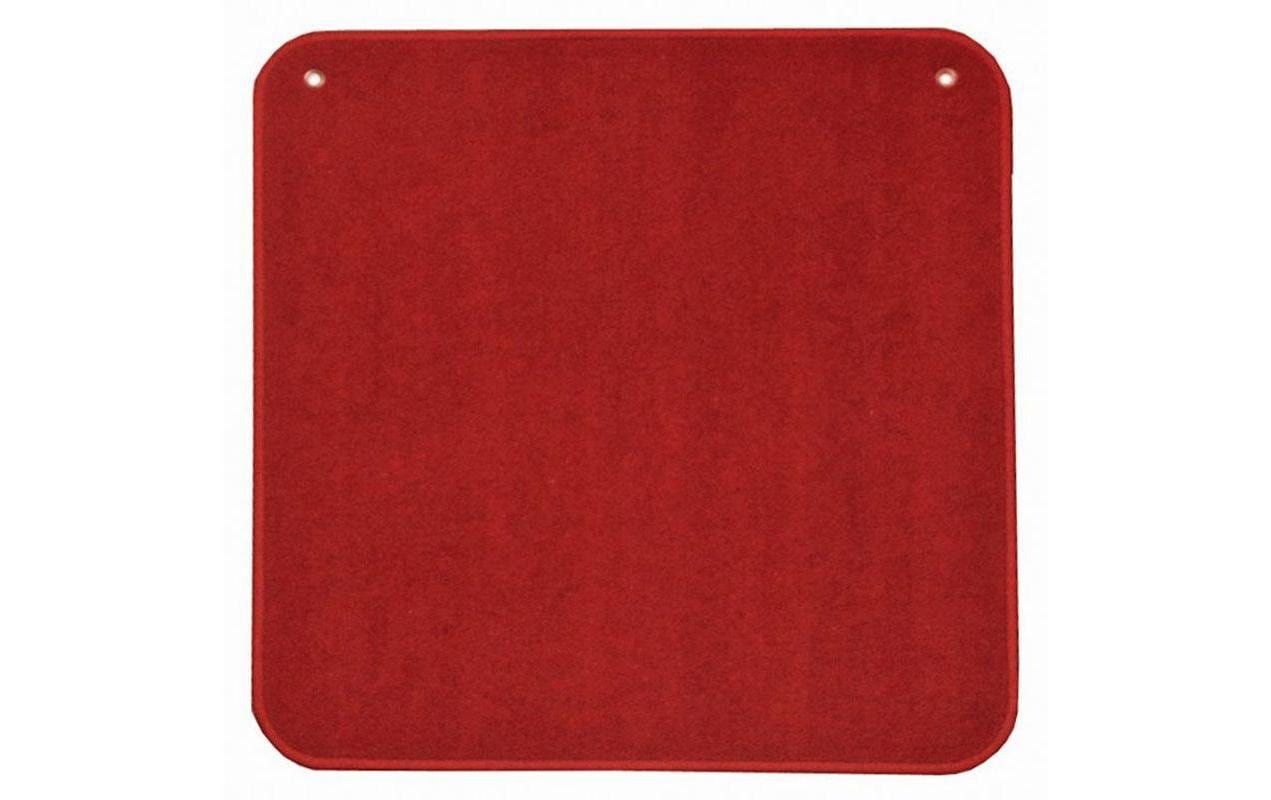 AGM Jassteppich rot uni, 60 x 60 cm