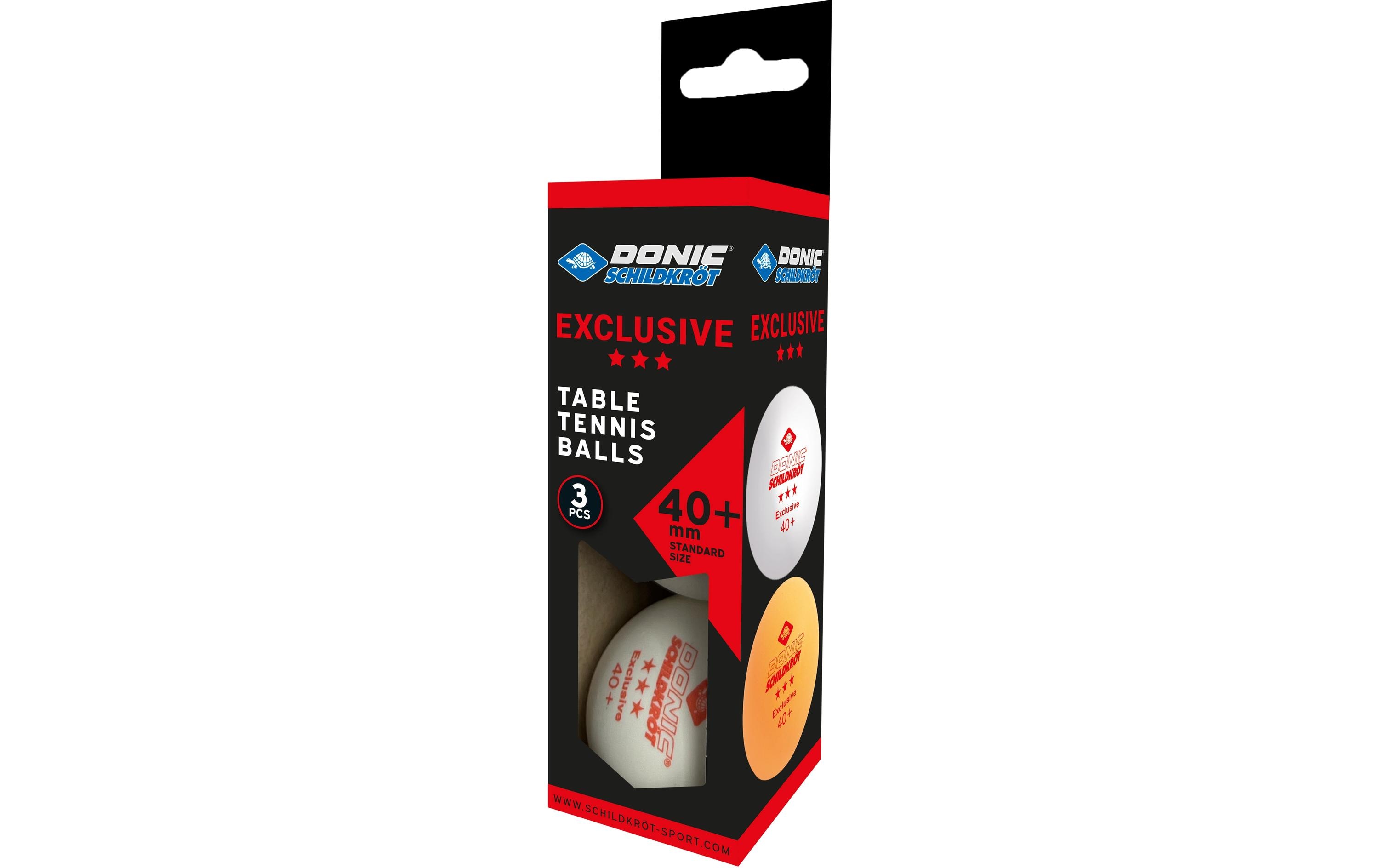 DONIC Schildkröt Tischtennisball 3-Stern Avantgard weiss