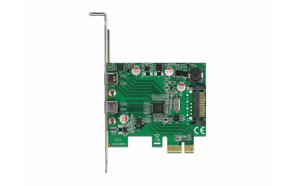 Delock PCI-Express-Karte 90493 USB-C - 2 Port, LP