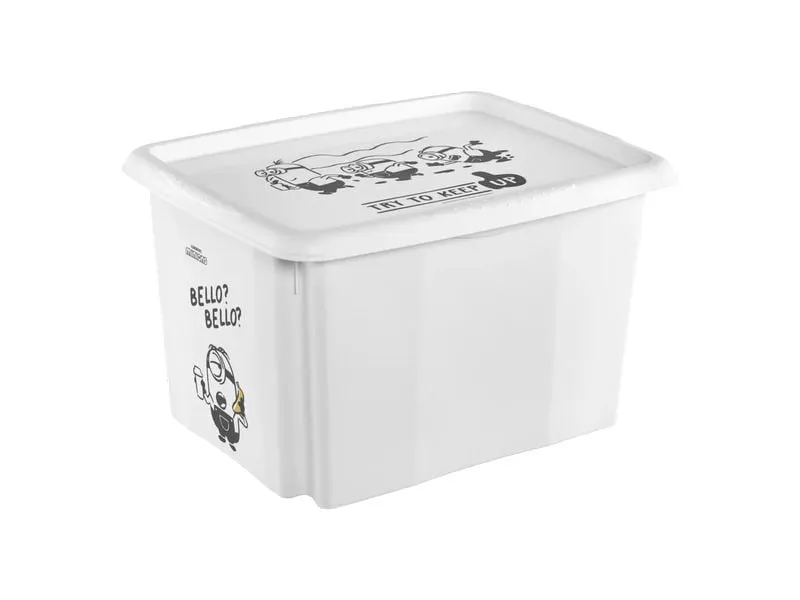 keeeper Karolina Minions Bello Box mit Deckel Kunststoff 30 L Weiss keeeper Karolina Minions Bello Box mit Deckel Kunststoff 30 L Weiss