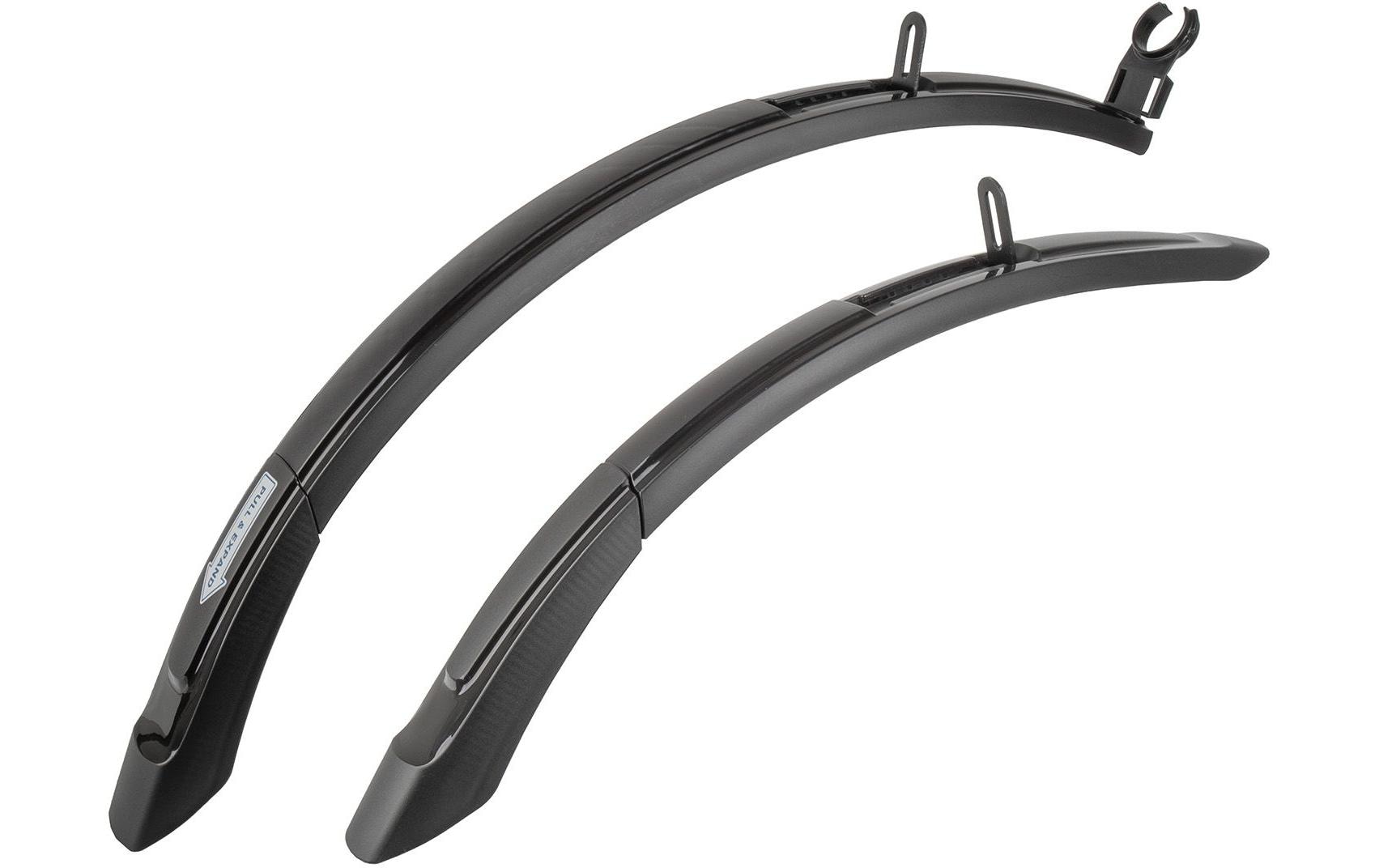 M-Wave Schutzblech Mud Max F+R ADJ S Schwarz M-Wave Schutzblech Mud Max F+R ADJ S Schwarz