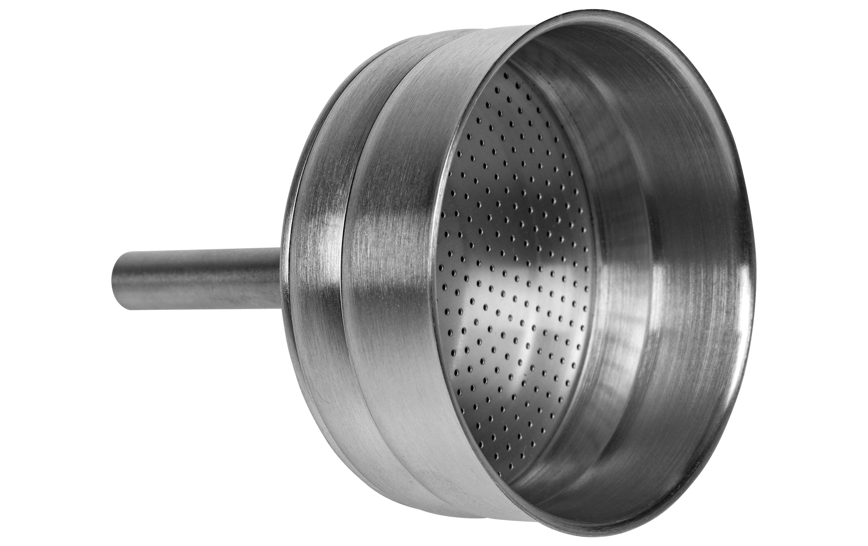 FURBER Espressokocher Chicchi 10 Tassen, Schwarz