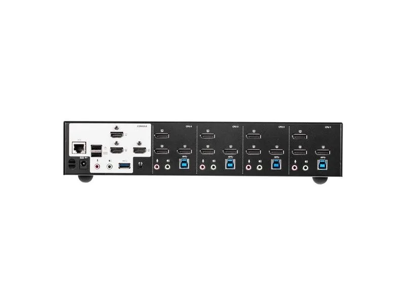 Aten Aten KVM-Switch 4/3-fach Audio/DP/USB, Dual-Port, Display Port, Dreifach-Display