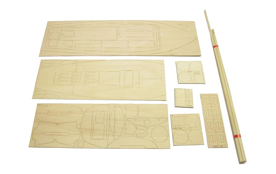Billing Boats Bausatz Dampfschiff African Queen, 740 mm 1:12