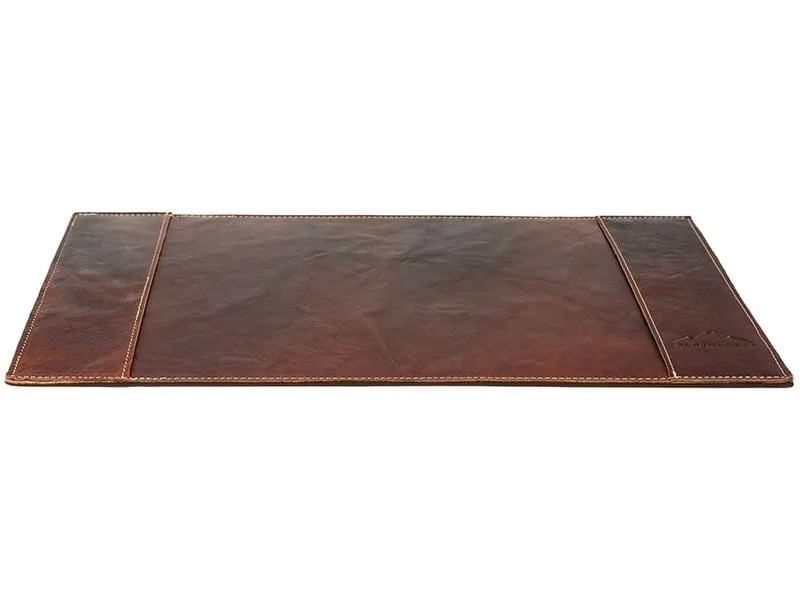 Alpenleder Schreibunterlage Piemont 51.5 x 29 cm, Brandy