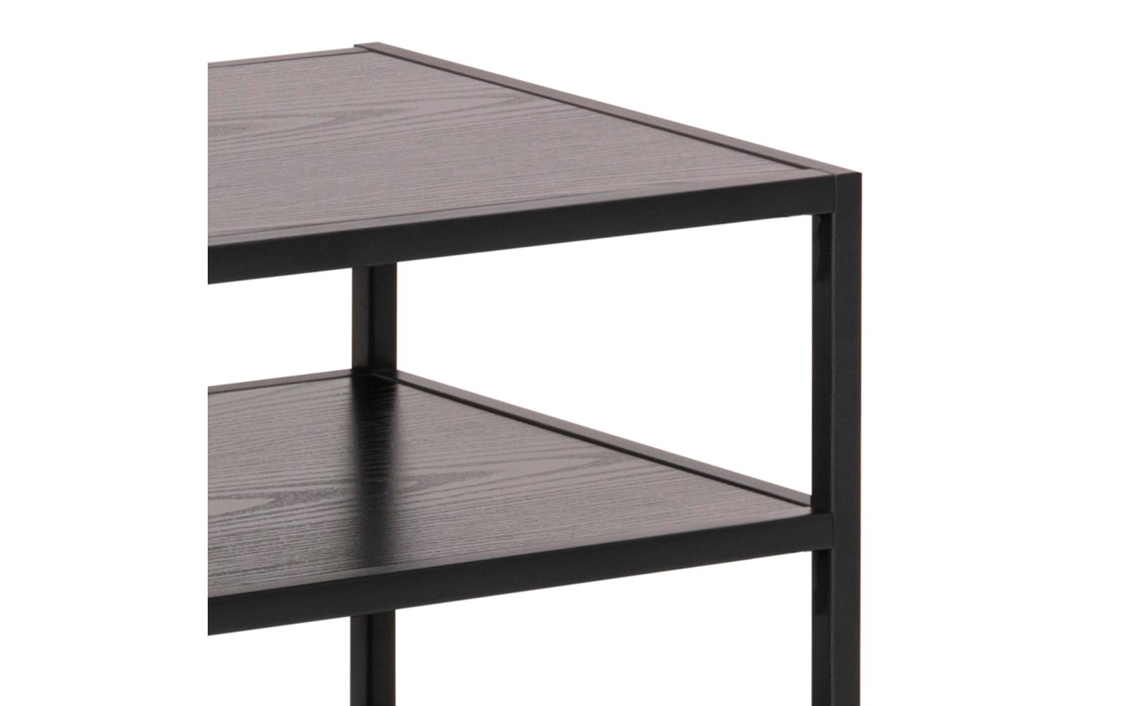 AC Design TV-Möbel Seaford 120 x 33 x 46 cm, Schwarz