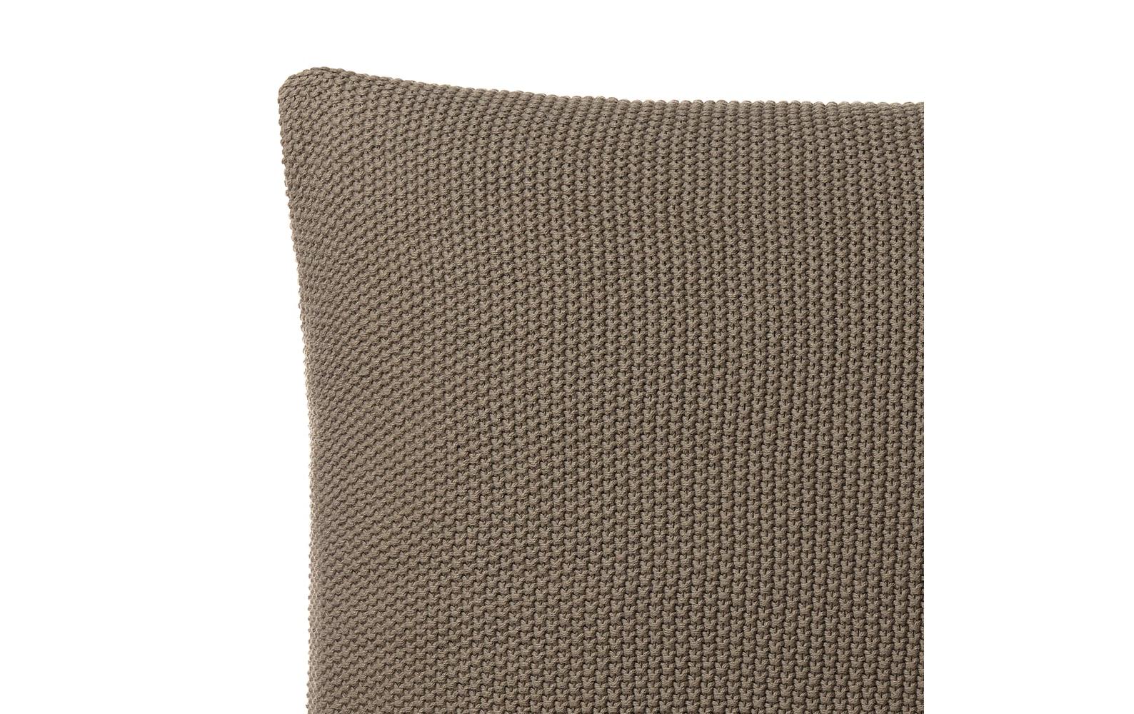 Urbanara Kissenbezug Antua 50 x 50 cm, Taupe