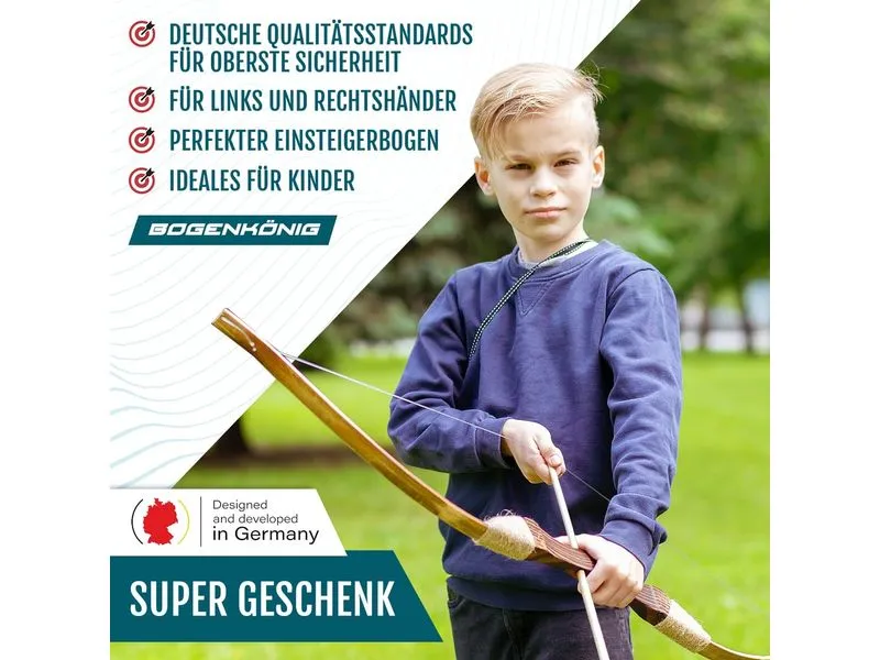 Bogenkönig Bogenschiess-Set 10-teilig