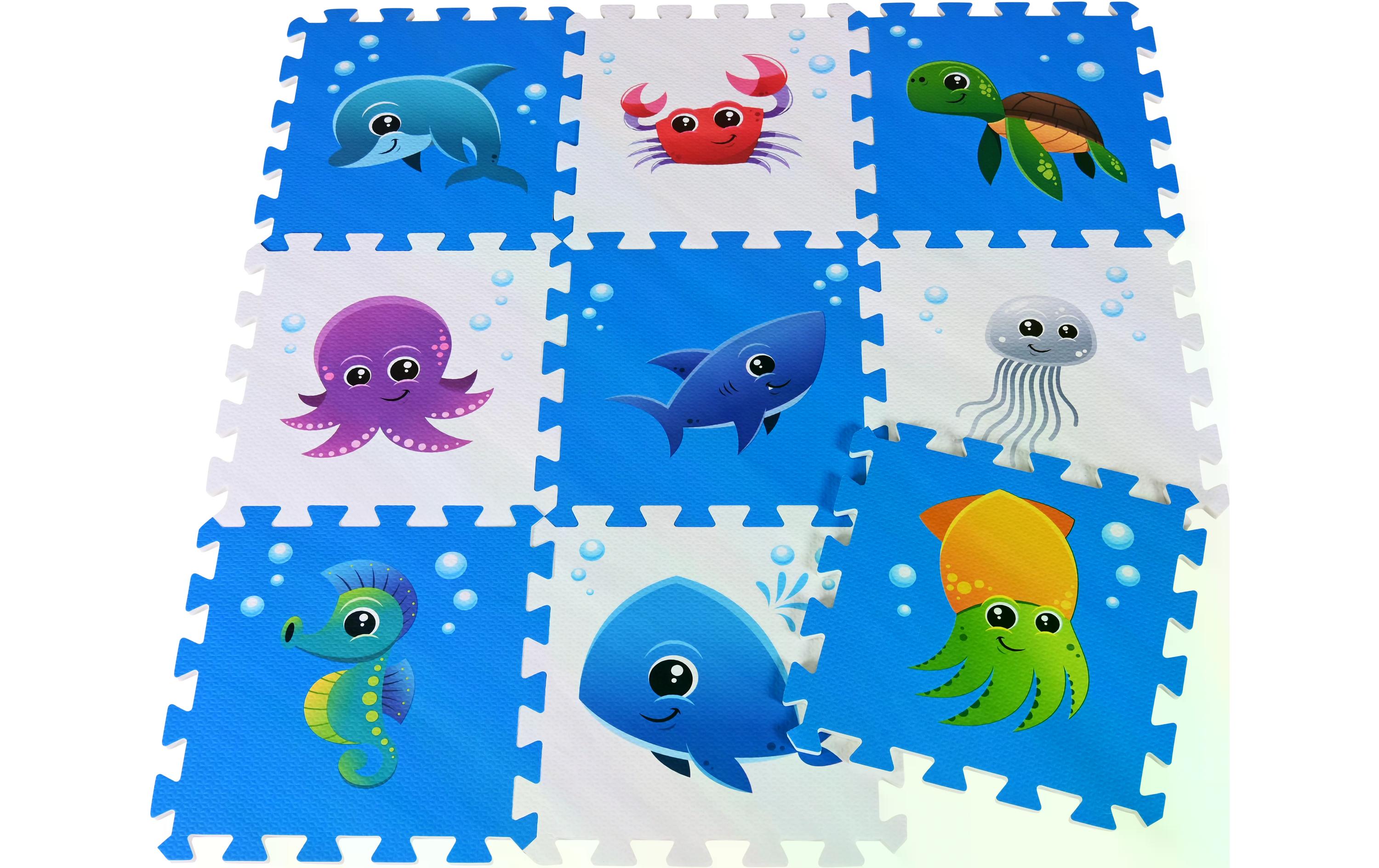 Knorrtoys Puzzlematte Meereswelt 9-teilig