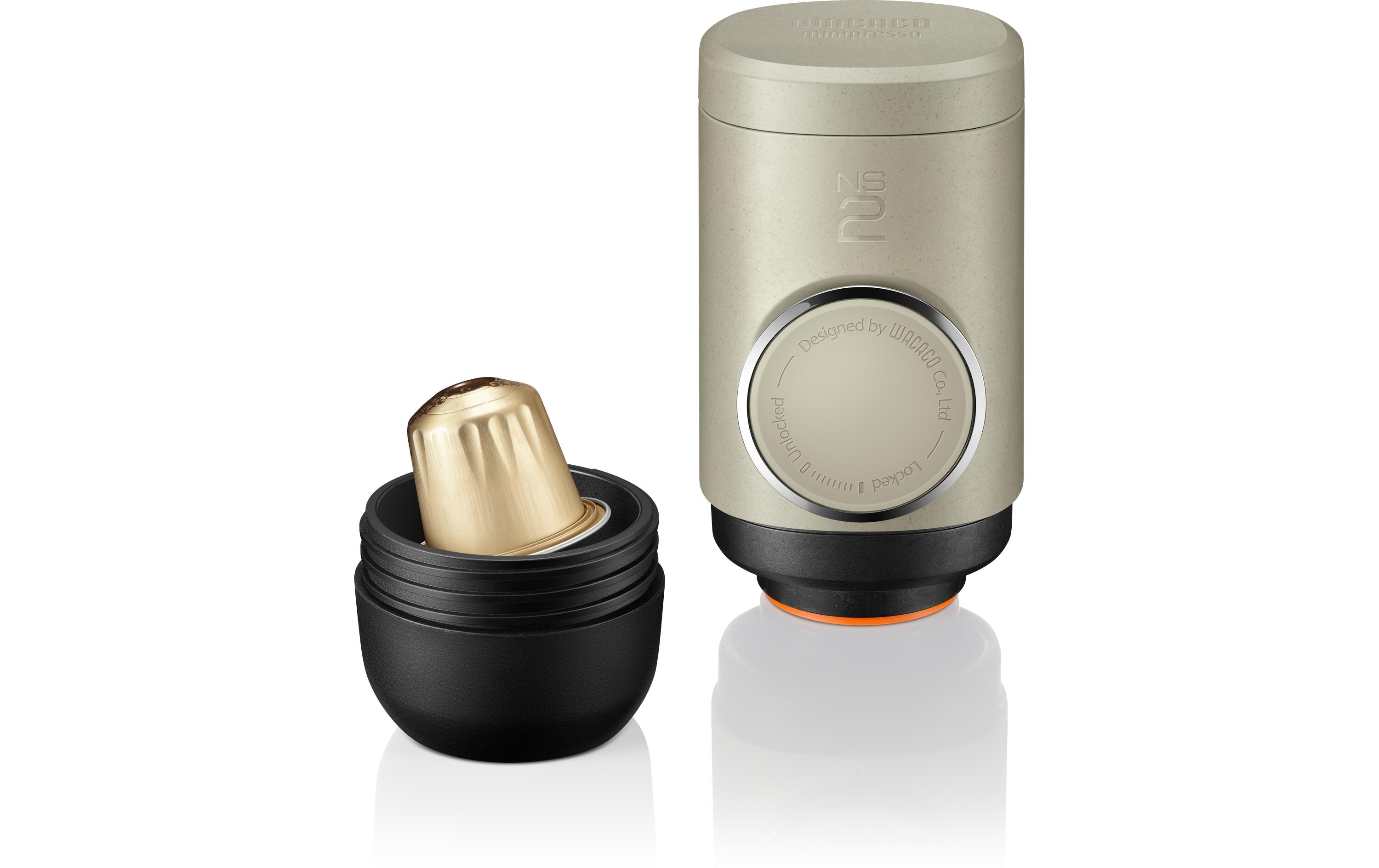 Wacaco Reisekaffeemaschine Minipresso NS2 Nespresso Kapseln