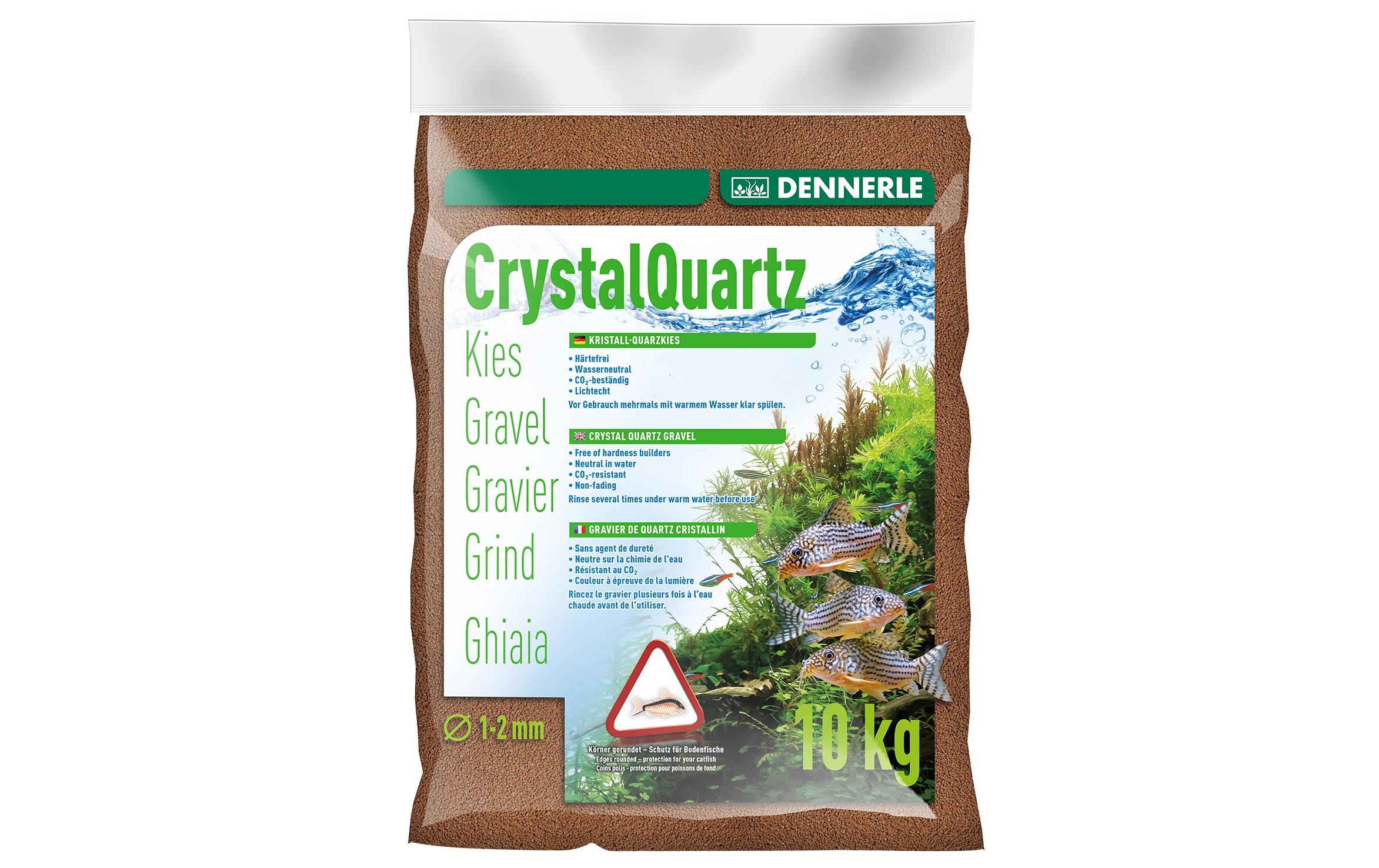 Dennerle Bodengrund Kristall-Quarzkies Rehbraun, 10 kg Dennerle Bodengrund Kristall-Quarzkies Rehbraun, 10 kg