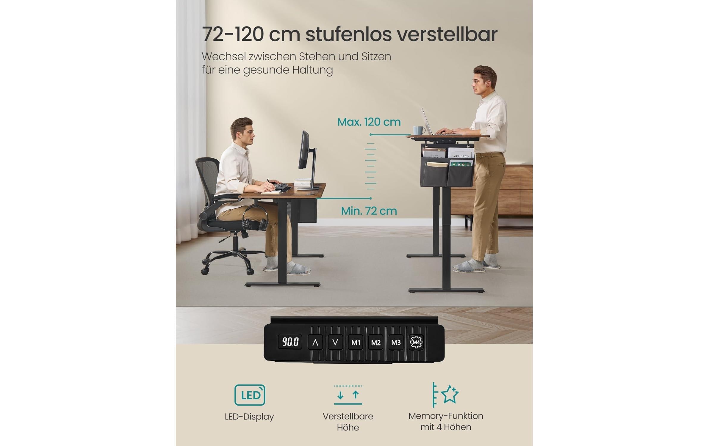 Songmics Bürotisch 140 x 60 cm