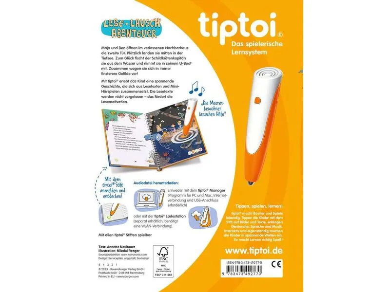 tiptoi Lernbuch Lese-Lausch-Abenteuer Tiefsee tiptoi Lernbuch Lese-Lausch-Abenteuer Tiefsee