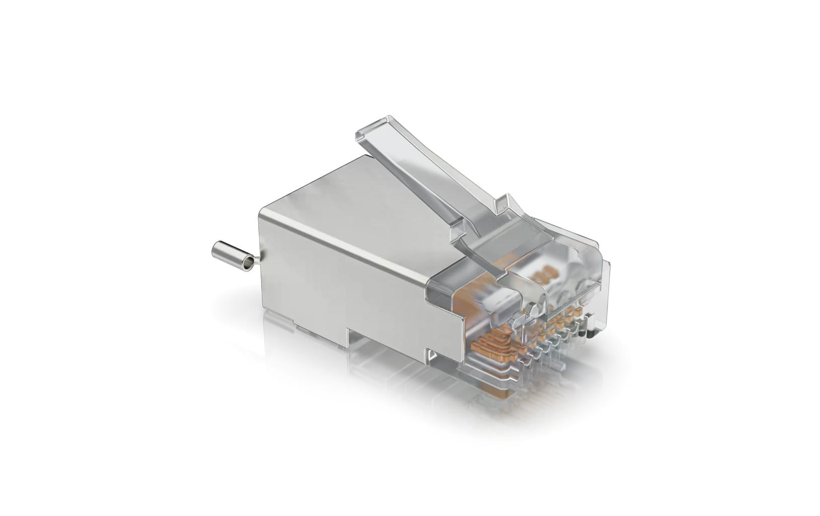 Ubiquiti Stecker UISP-CONNECTOR-SHD 24 Stück, Silber Ubiquiti Stecker UISP-CONNECTOR-SHD 24 Stück, Silber