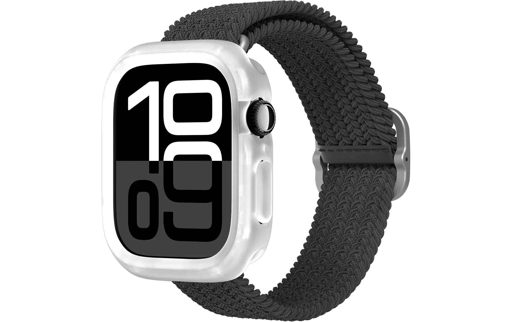 Rhinoshield Displayschutz Bumper Case Apple Watch 10 46 mm Transparent