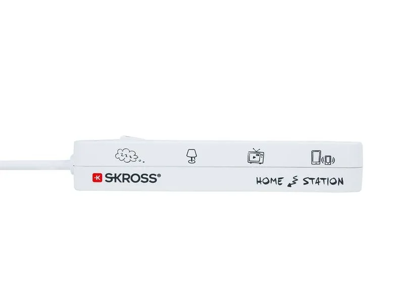 SKROSS Steckdosenleiste 2 x T13, USB-A+C, mit Schalter, 1.5 m SKROSS Steckdosenleiste 2 x T13, USB-A+C, mit Schalter, 1.5 m
