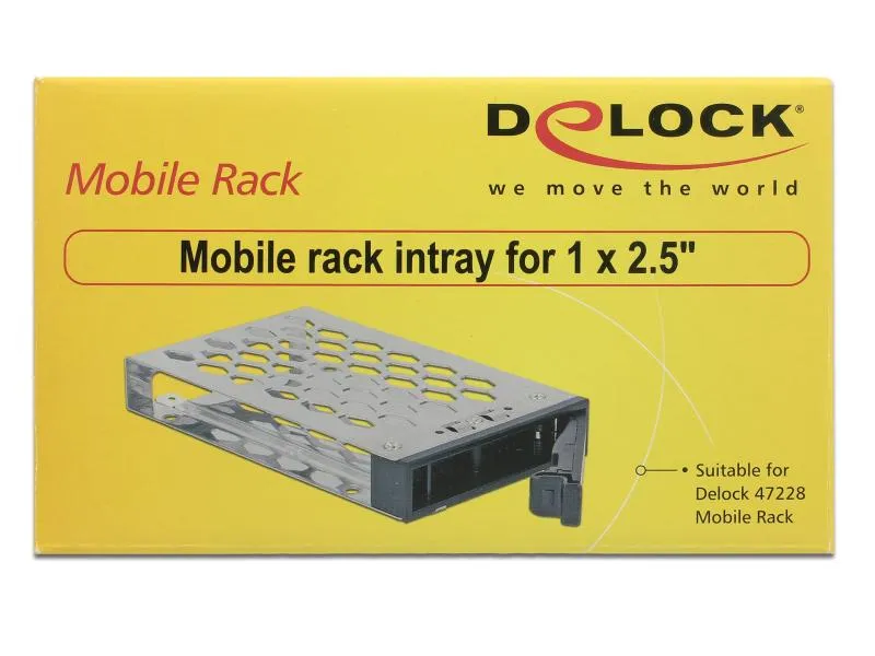 Delock Wechselschublade Mobile Rack für 1x 2.5 Delock Wechselschublade Mobile Rack für 1x 2.5