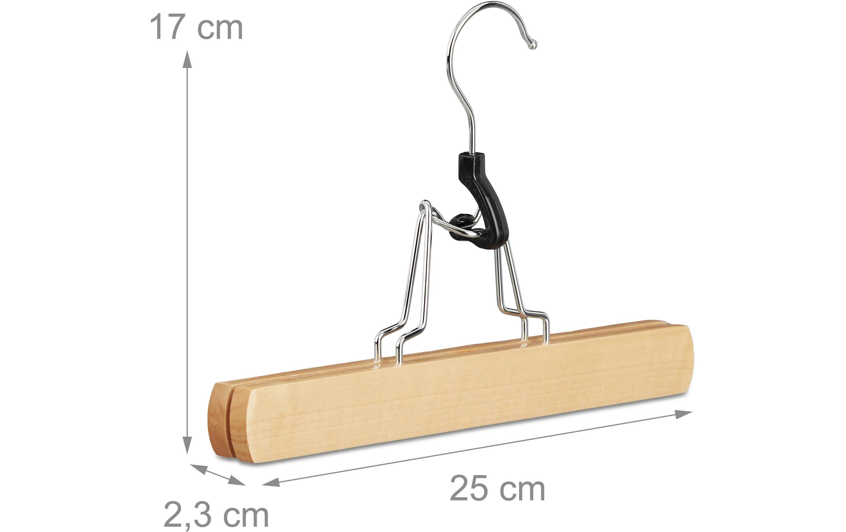 relaxdays Hosenbügel 12 Stück