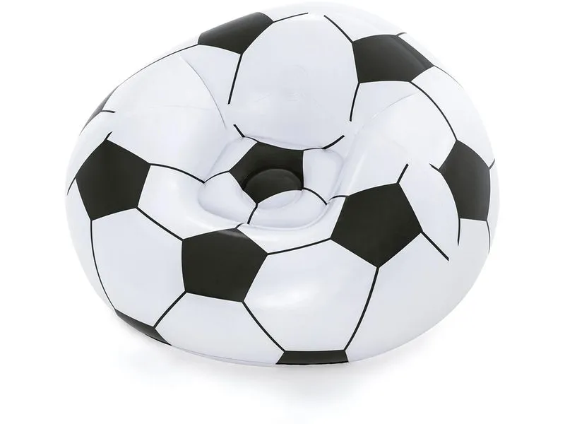 Bestway Aufblasbarer Sessel Up, In und Over Fussball, 114 x 112 cm Bestway Aufblasbarer Sessel Up, In und Over Fussball, 114 x 112 cm