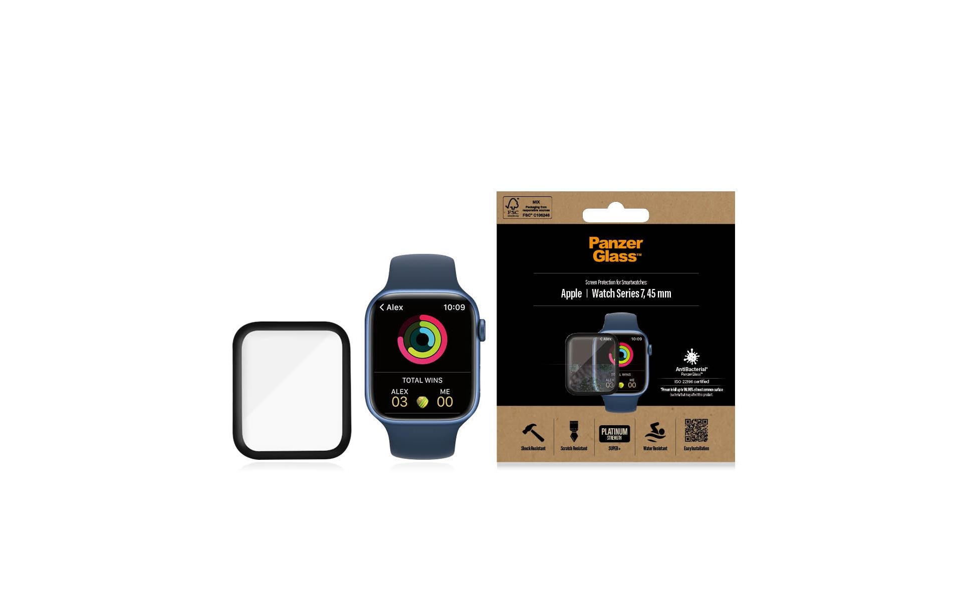 Panzerglass Displayschutz AB Apple Watch Series 7/8 (45 mm) Panzerglass Displayschutz AB Apple Watch Series 7/8 (45 mm)