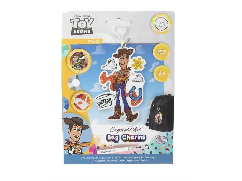 CRAFT Buddy Woody, Crystal Art Rucksack Anhänger CRAFT Buddy Woody, Crystal Art Rucksack Anhänger