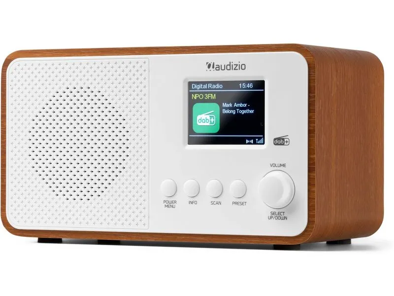 Audizio DAB+ Radio Avio Weiss