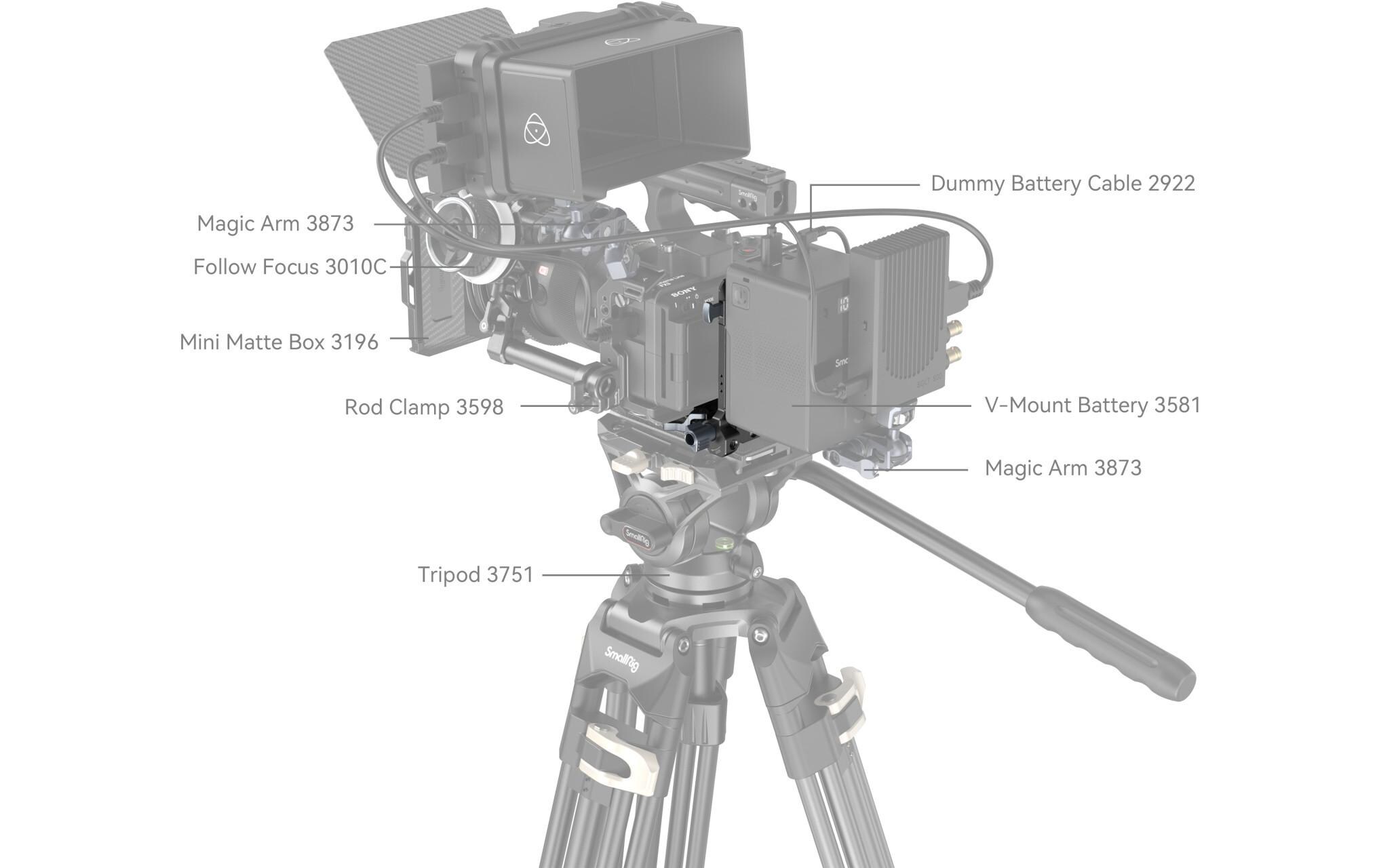Smallrig V-Mount-Akkuplatte