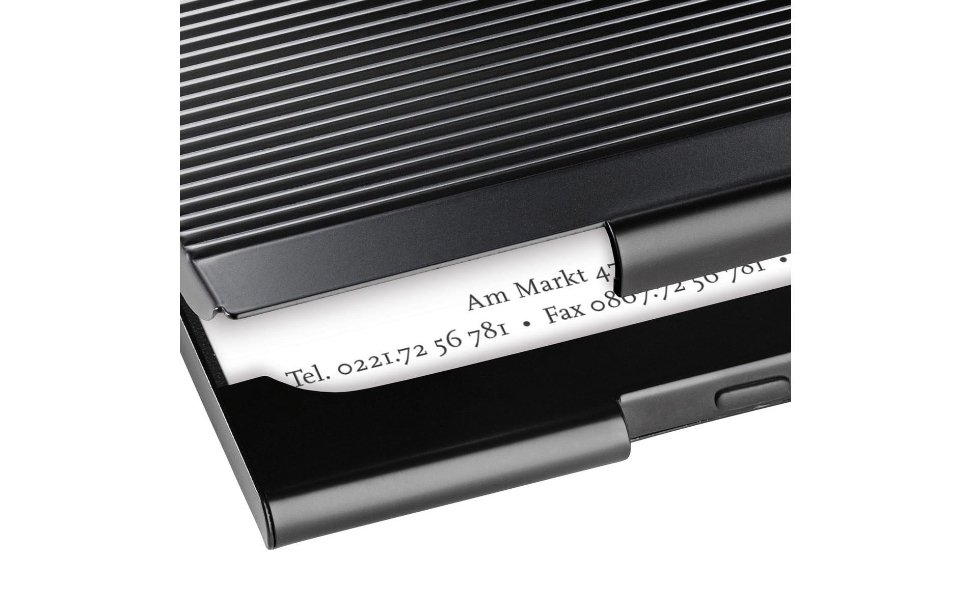 Sigel Kreditkartenetui 9.5 x 6.2 x 7 cm, Schwarz