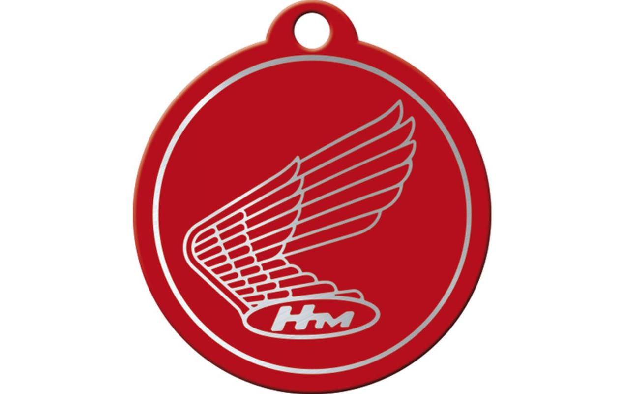 Nostalgic Art Schlüsselanhänger Honda Ø 4 cm, Rot