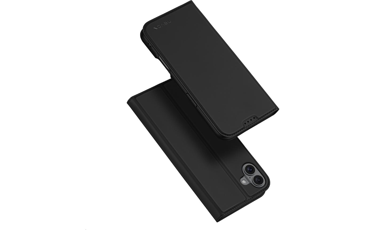 Nevox Book Cover Vario Series iPhone 16 Plus Schwarz