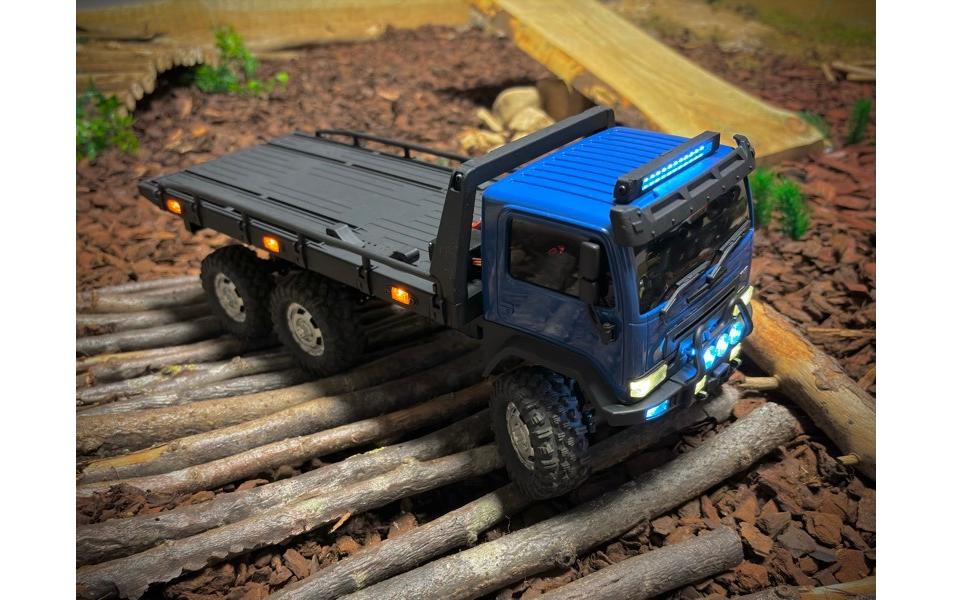 Absima Tow Truck CR-18P ARKTOS, 6x6, RTR, 1:18 Blau