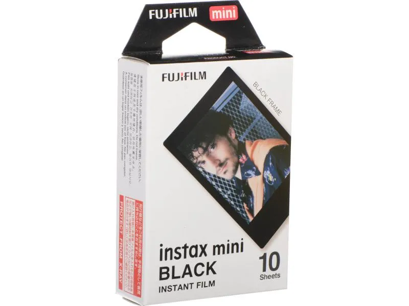Fujifilm Sofortbildfilm Instax Mini 10 Blatt Schwarz