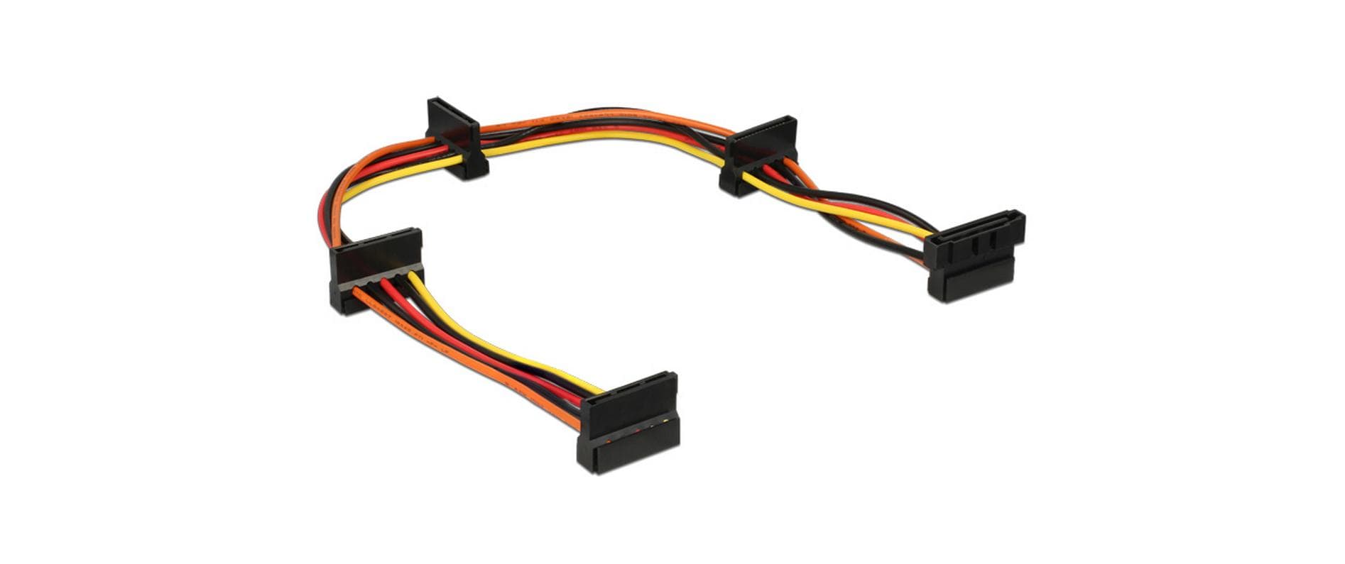 Delock Stromkabel SATA - 4x SATA 40 cm Delock Stromkabel SATA - 4x SATA 40 cm