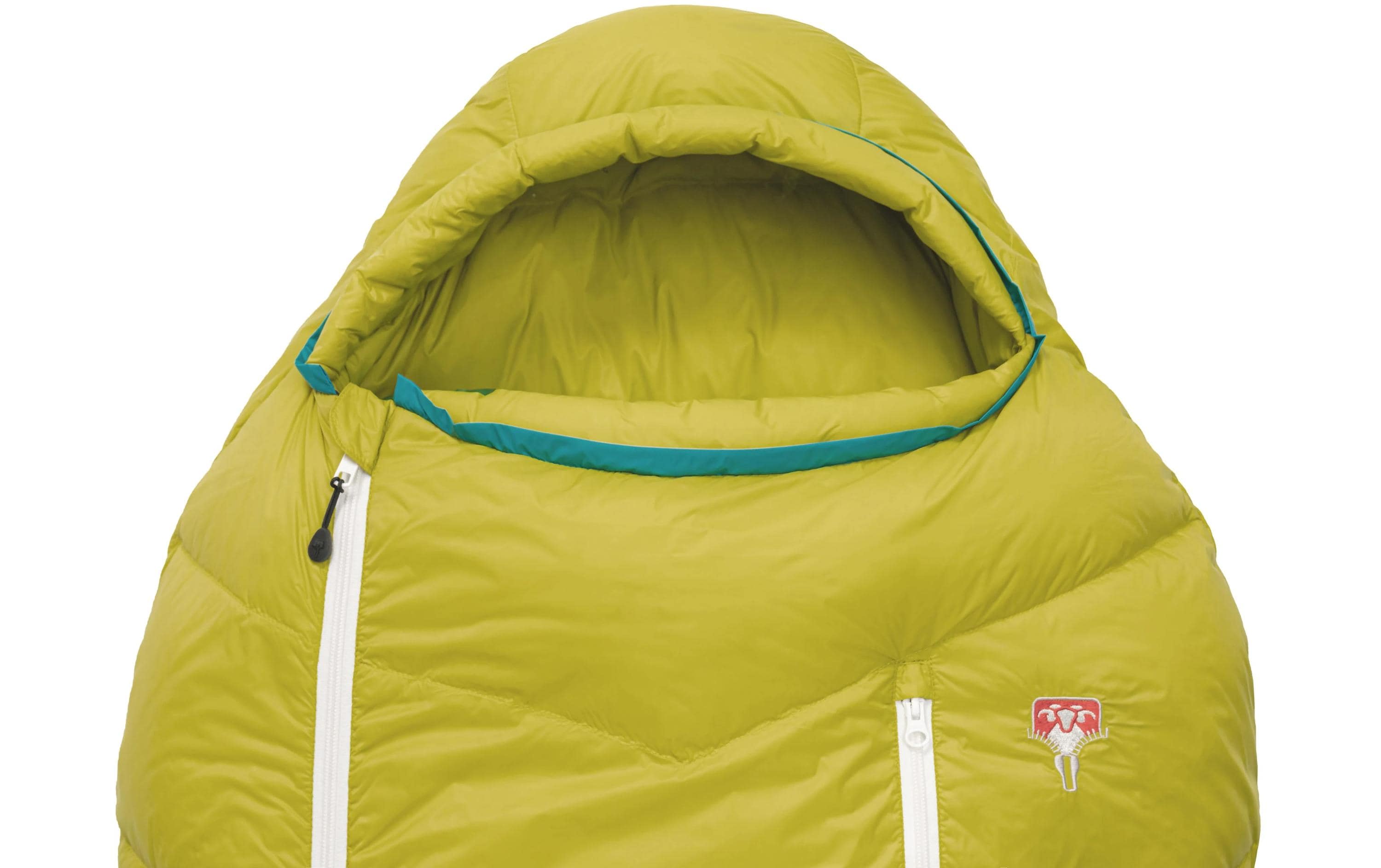 Grüezi Bag Kinderschlafsack Biopod DownWool KidsTeen Citron