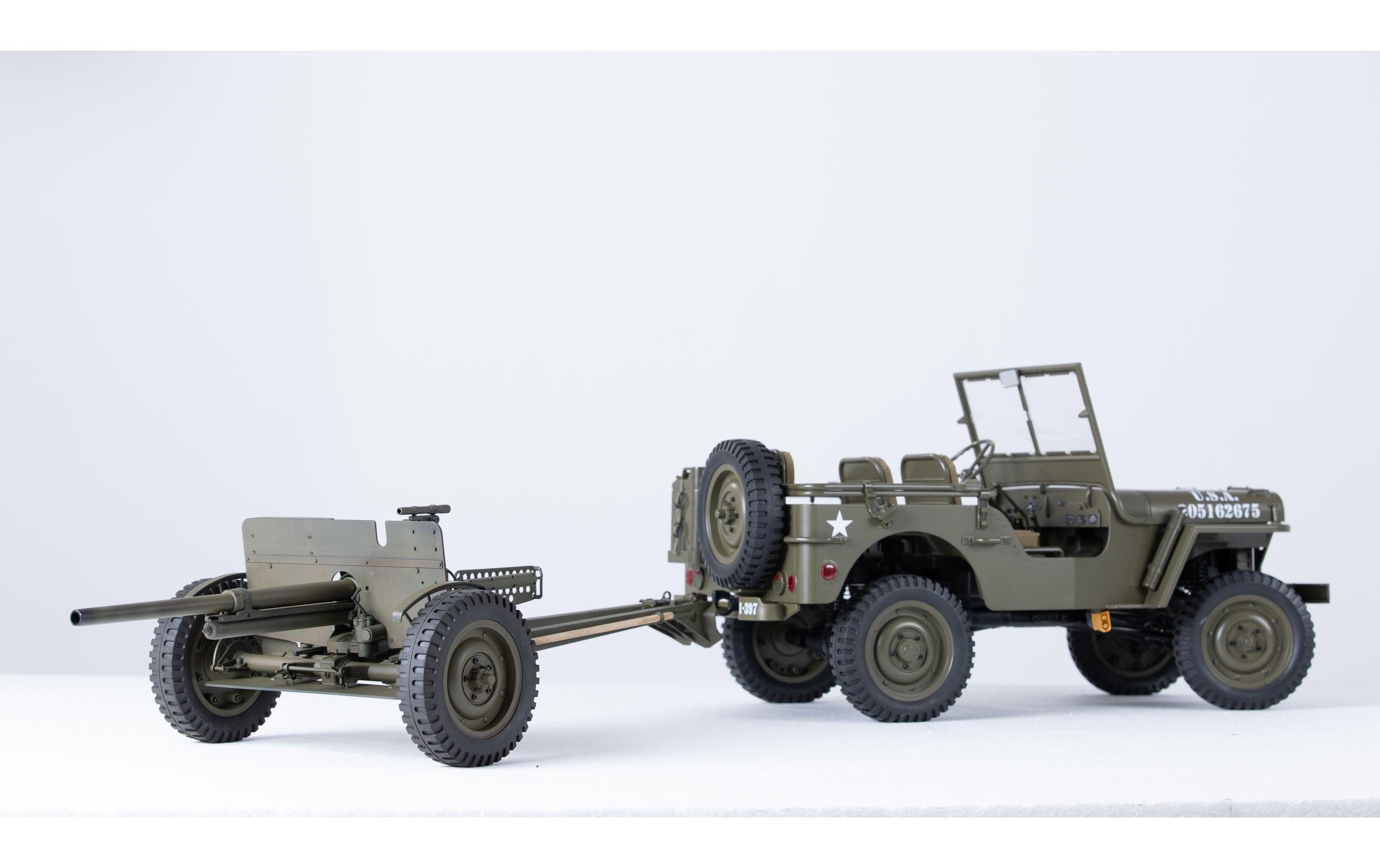 RocHobby Anhänger Panzerabwehrgeschütz M3 1:6