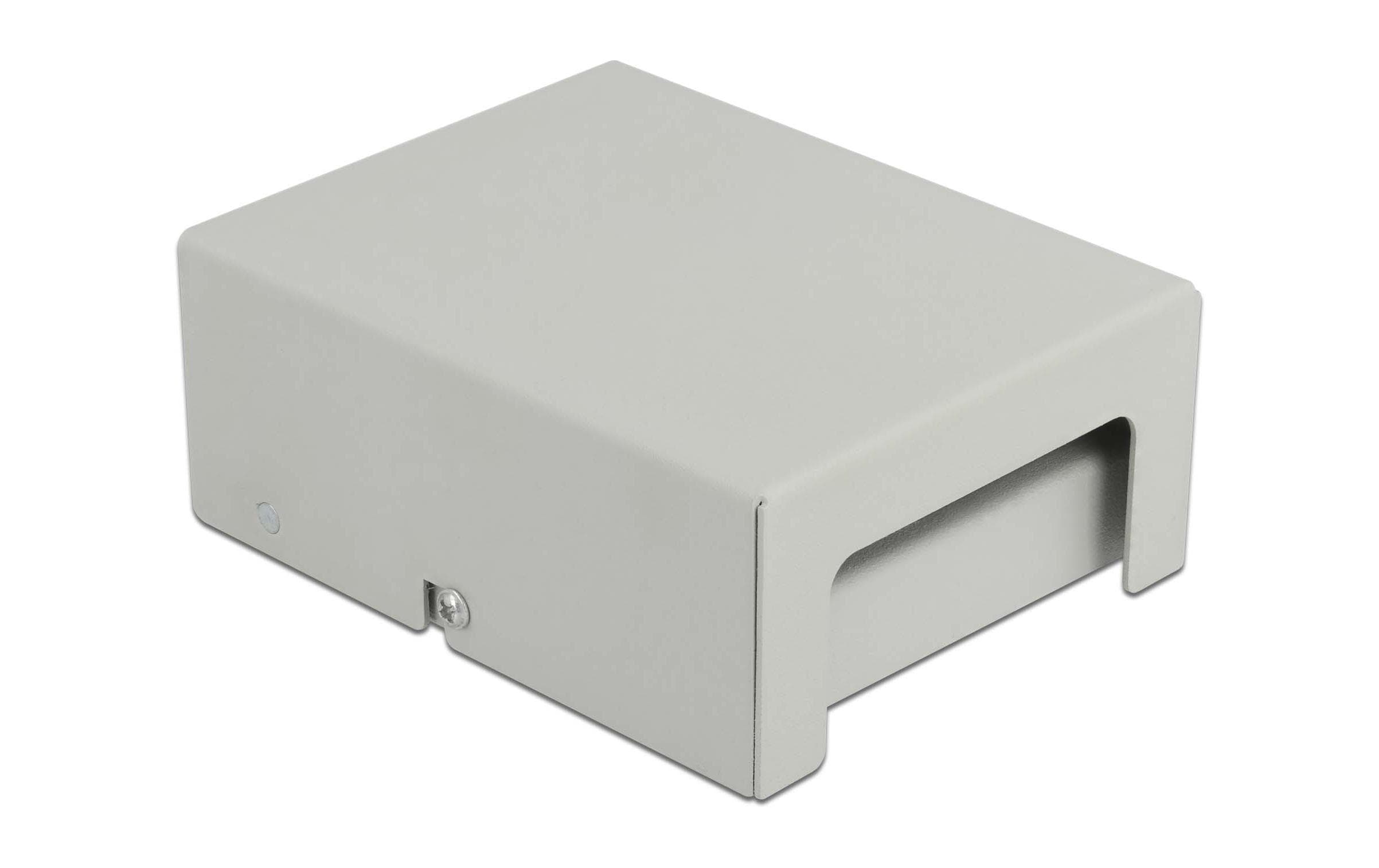 Delock Gehäuse Keystone Patchpanel 4 Port grau