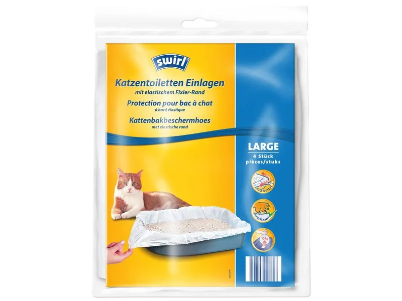 Swirl Katzentoilettenbeutel L, 4 Stück Swirl Katzentoilettenbeutel L, 4 Stück