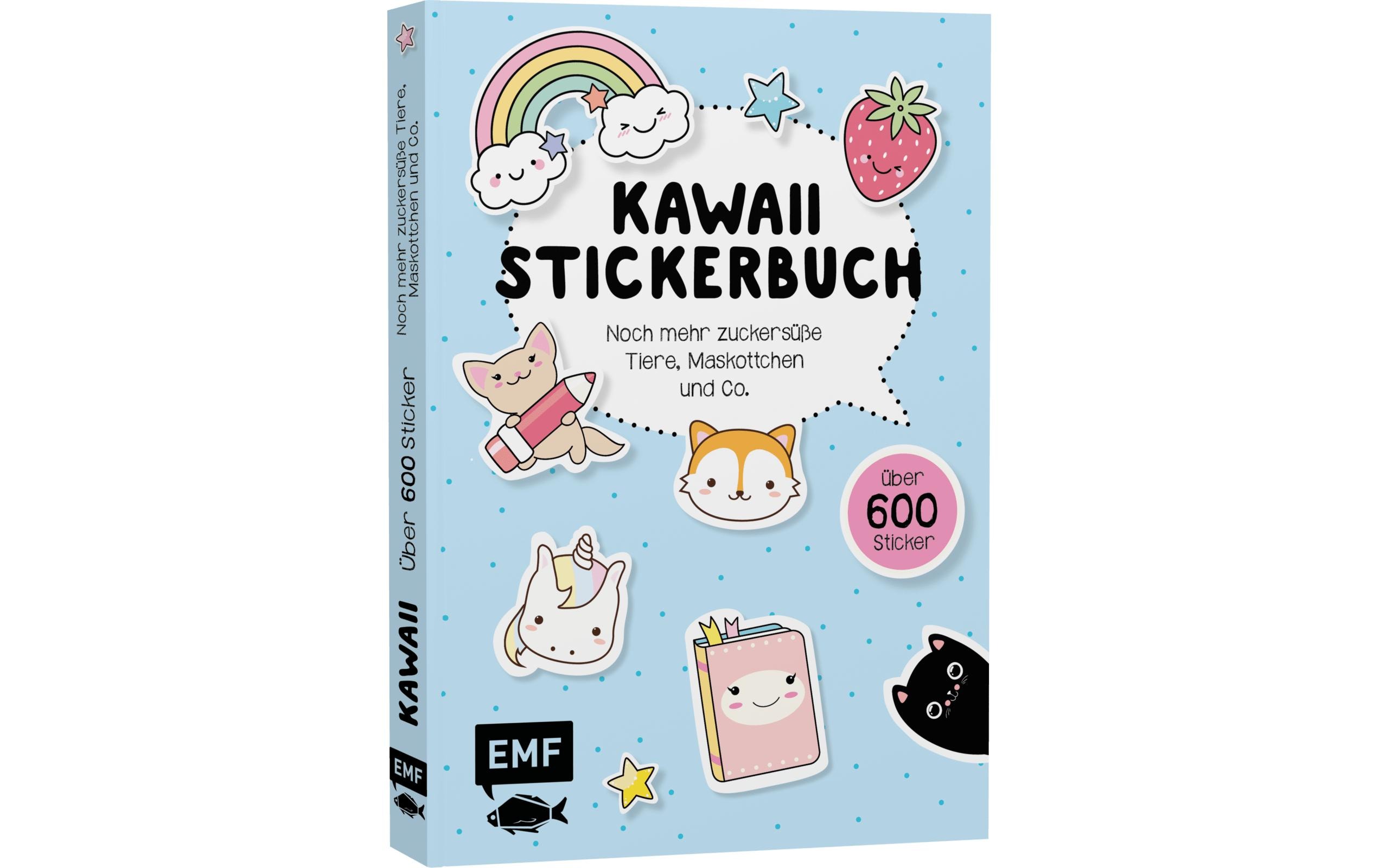 EMF Stickerbuch Kawaii 2 600 Stück