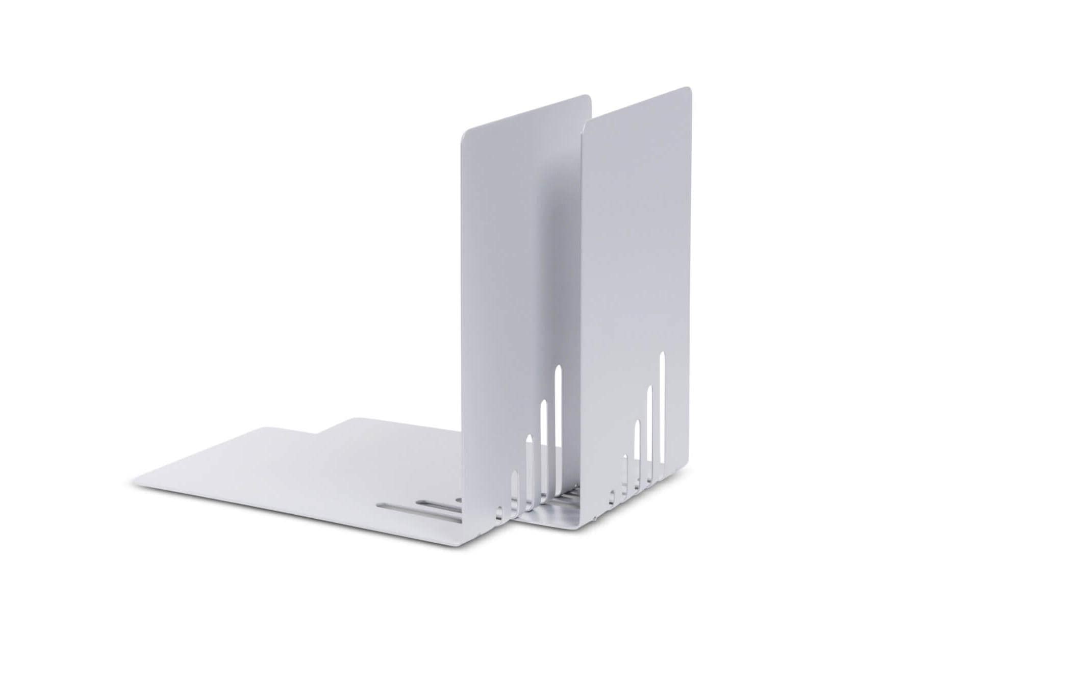 Maul Buchstützen-Set S Silber, Metall