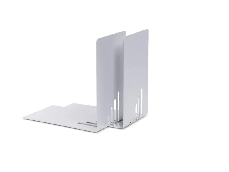 Maul Buchstützen-Set S Silber, Metall Maul Buchstützen-Set S Silber, Metall